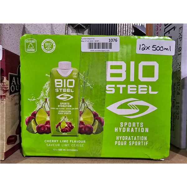 Bio Steel Sports Hydration Drink - Cherry Lime - 12x500ml