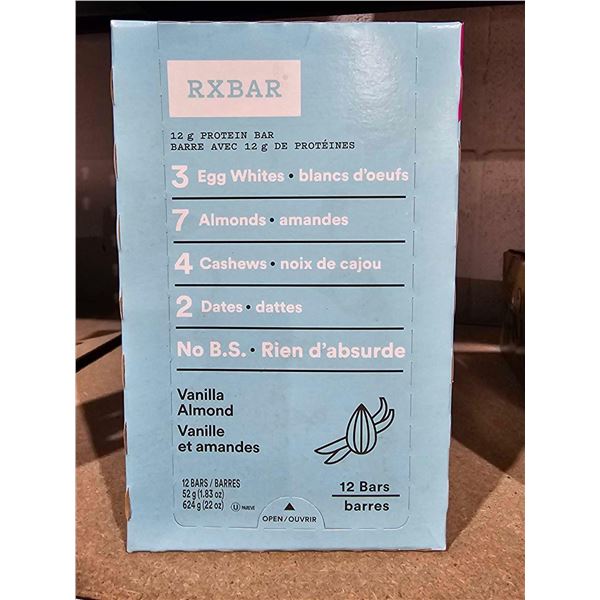 RXBAR Vanilla Almond Protein Bars (12 x 52g)