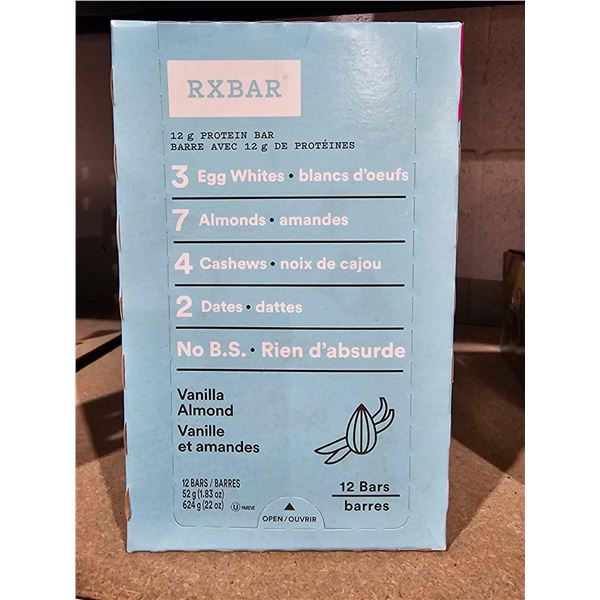 RXBAR Vanilla Almond Protein Bars (12 x 52g)
