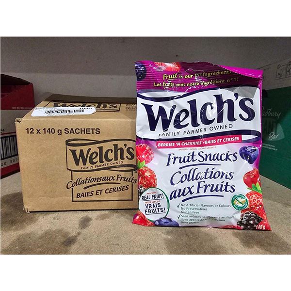 Welch's Fruit Snacks - Berries & Cherries 12x140g