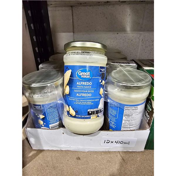Great Value Creamy Alfredo Pasta Sauce 12 x 410ml