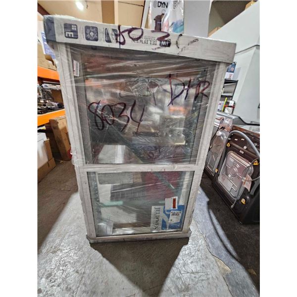 Jeld Wen - Half Screened Slide Open Hose Window - 53 3/16 x 35 3/16"