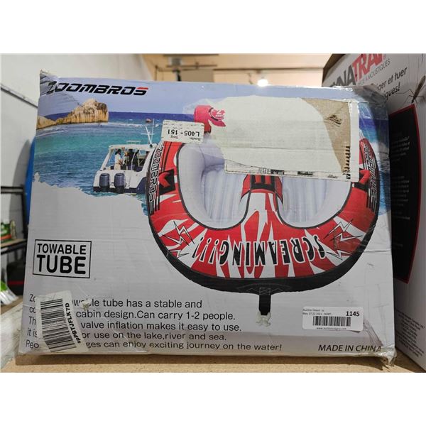 Zoom Bros Towable Tube 2 Person Floatie
