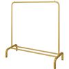 Image 1 : Metal Freestanding Garment Rack  - Color Unknown