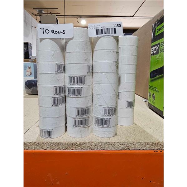 70 Rolls 12mmx12m Ruban PTFE Tape