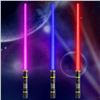 Image 2 : Space Sword  Shockwave Firing Again  3 Pack  Light Up Saber,3 in 1 Colors Changing with LED Swords,F