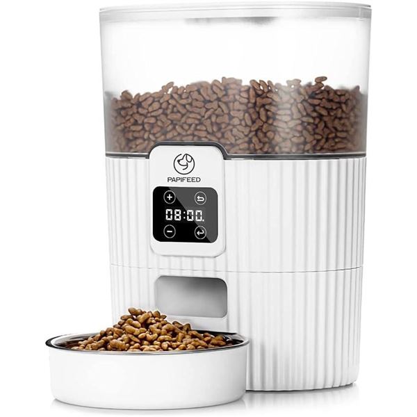 Papifeed Automatic Pet Feeder Works with Alexa 25 Cups / 6L Product may Vary From Stock Photo