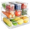Image 1 : 10 Pack Fridge Organizer Non-Dishwasher Safe