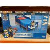 Image 1 : Paw Patrol Toddler Bed Uses Standard Size Crib Mattress
