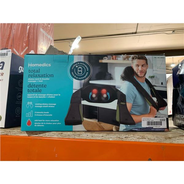 Homedics Total Relaxation Shiatsu Neck & Shoulder Massager + Heat