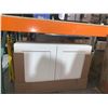 Image 1 : Dual Door White Cabinet 36"L x 24"H x 12 3/4" D