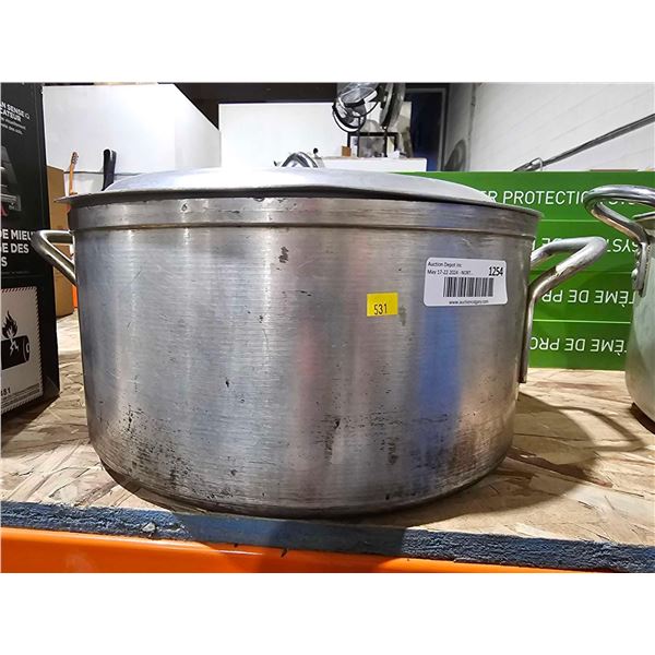 Large Commercial Cooking Pot with Lid