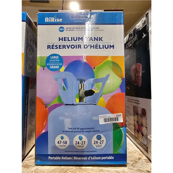 AiRise Filled Portable Helium Tank