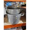 Image 1 : Lot of 2 Heavy Duty Commercial Cooking Pots