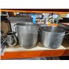 Image 2 : Lot of 2 Heavy Duty Commercial Cooking Pots