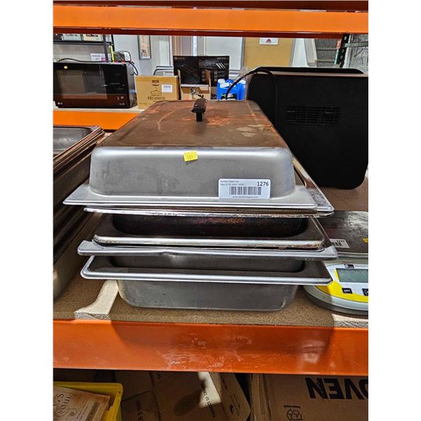 Lot of Assorted Chaffing Dishes & Lids