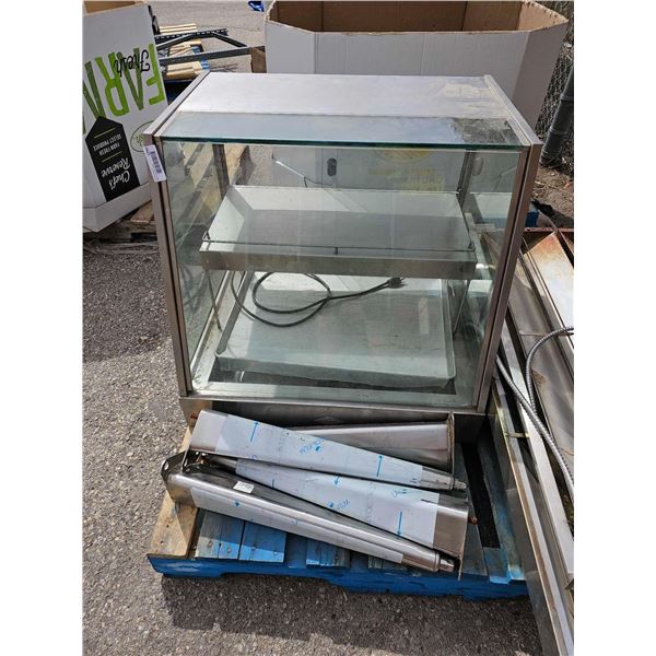 Free Standing Warming Pastry Display Cabinet