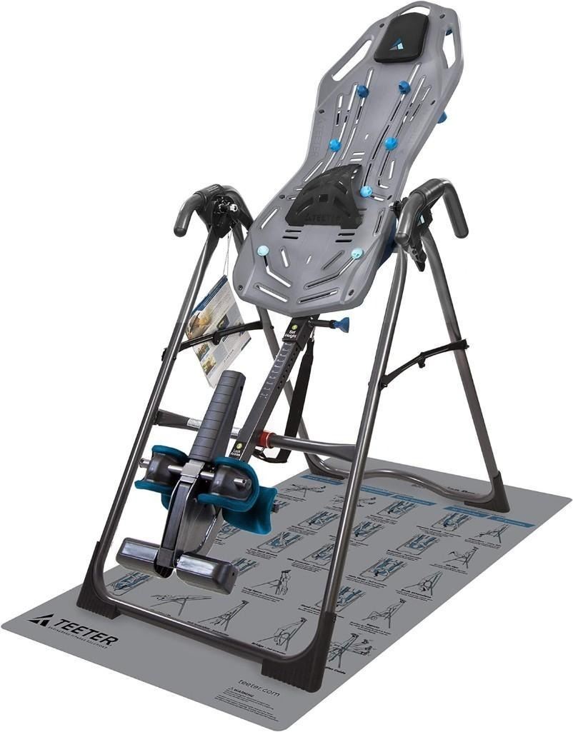Teeter FitSpine X2 Inversion Table, Extended Ankle Lock Handle, Back ...