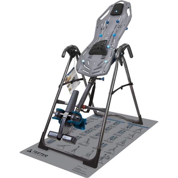 Teeter FitSpine X2 Inversion Table, Extended Ankle Lock Handle, Back Pain Relief Kit, FDA-Registered