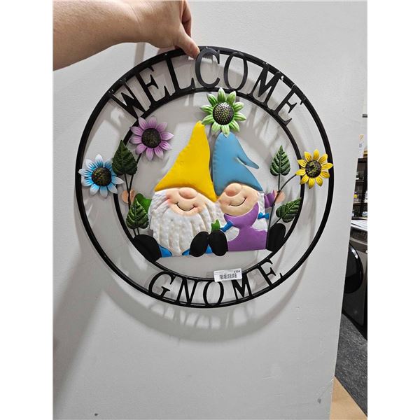 Koppers Welcome Gnome Circle Yard Sign