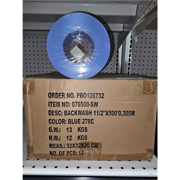 Lot of 12 Backwash Hoses -11.5"x500'