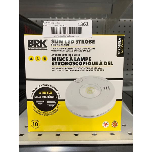BRK Slim LED Strobe Smoke Alarm