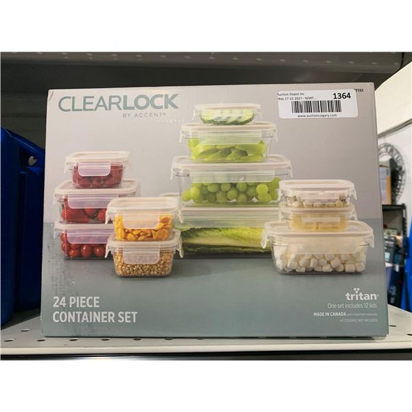 ClearLock 24 Piece Container Set Tritan