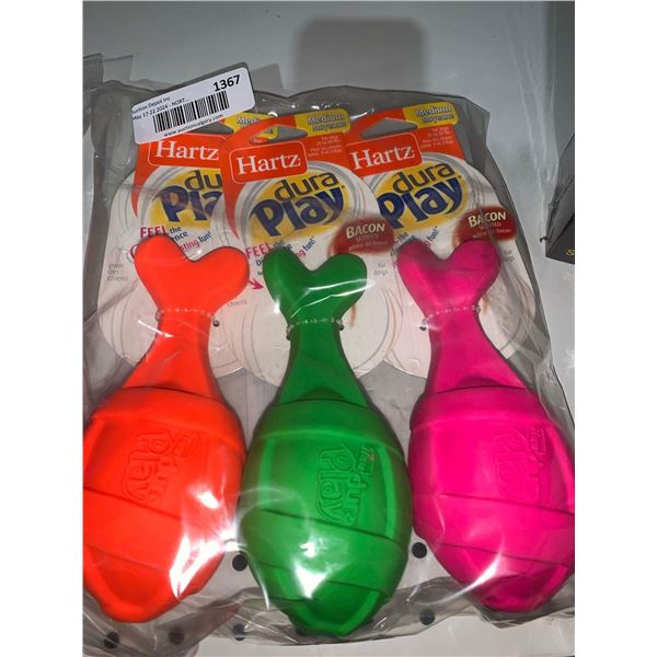 Hartz Medium Dog Toy Scented 3 Pack