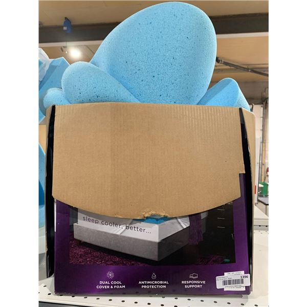 Novaform gel memory foam 3 in 1 King size mattress topper