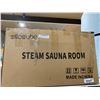 Image 2 : WillowyBe Portable Steam Sauna with Bluetooth Control, Steamer, Body Tent, Foldable Chair | Personal