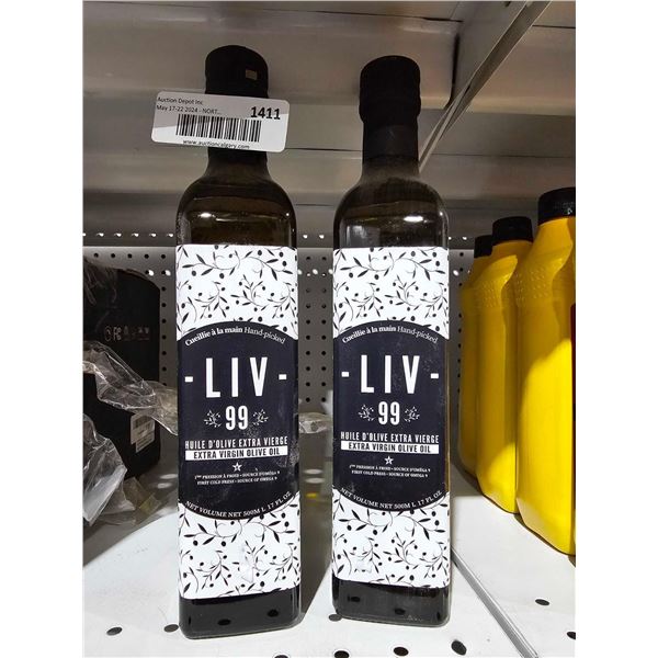LIV 99 Extra Virgin Olive Oil 2x500ml