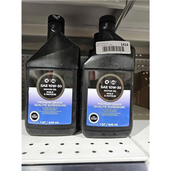 Circle K SAE 10W-30 Premium  Grade Motor Oil 6x946ml