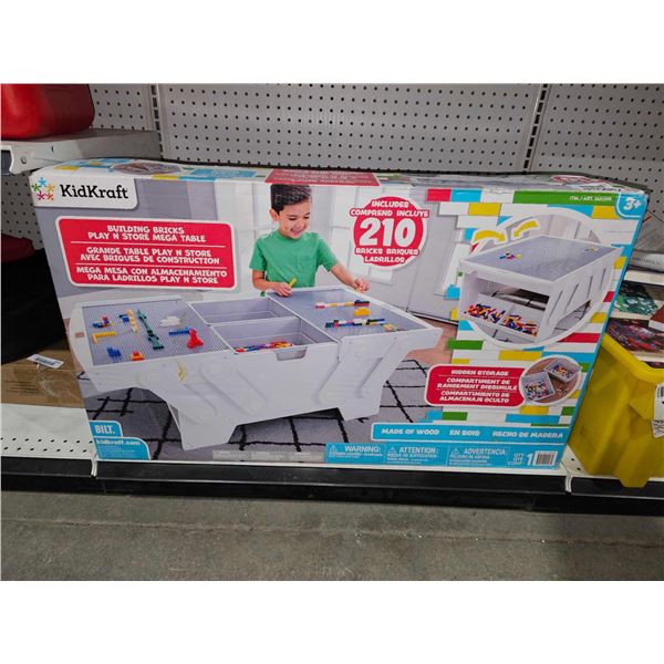 KidKraft Building Bricks Play n Store Mega table