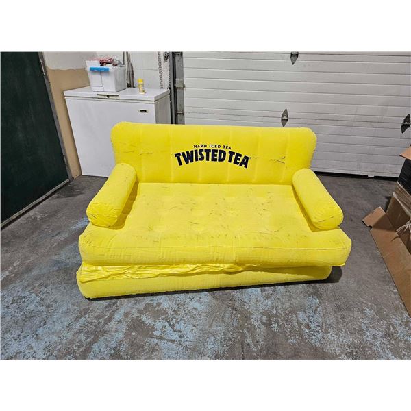 Inflatable Yellow Twisted Tea - Outdoor Sofa / Sleeping Mattress