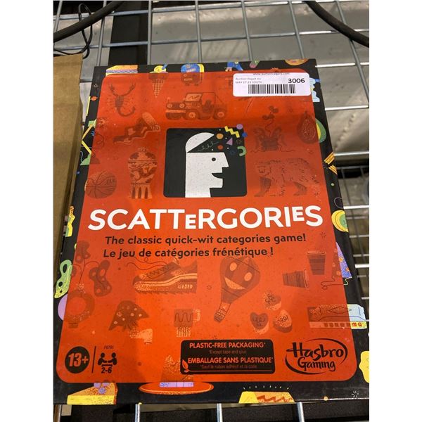 Scattergories classic quick wit categories game