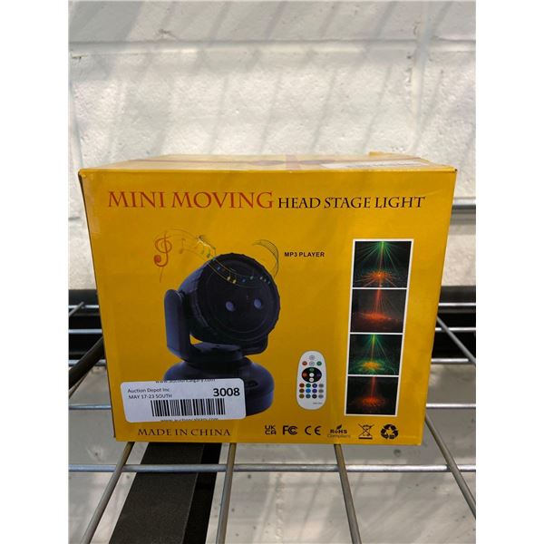 Mini moving LED head stage light
