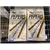 Image 1 : Pepero chocolate covered biscuit sticks, 2x270g