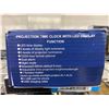 Image 2 : PEYOU Projection Time Clock with LED Display