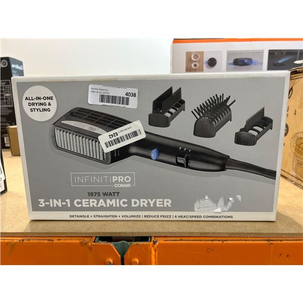 Infiniti Pro by CONAIR 3-in-1 ceramic hair dryer