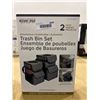 Image 1 : Eurow automotive trash bin set for hanging on the back of car seat headrests