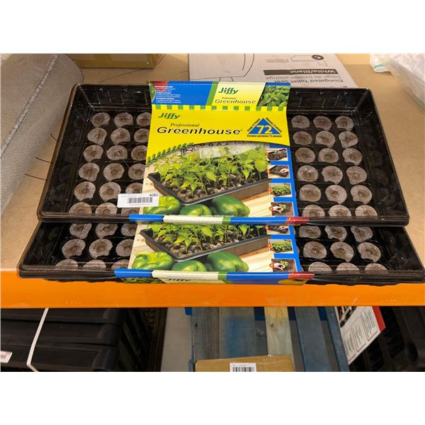 Jiffy professional greenhouse plant trays, 72 plants per tray, Lot of 2