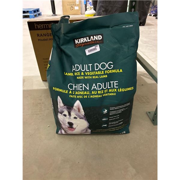 Kirkland signature lamb, rice and vegetable adult dog food 40lb