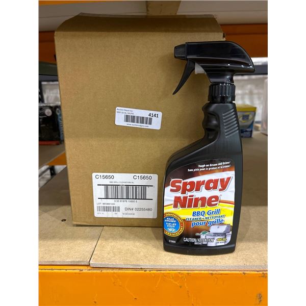 Spray nine BBQ grill cleaner 6x650ml