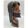 Image 2 : African Hand-carved Wooden Bust