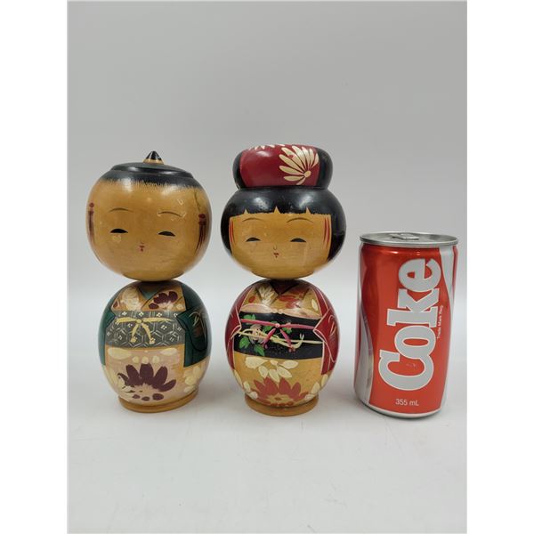 Vintage Japanese Kokeshi Dolls