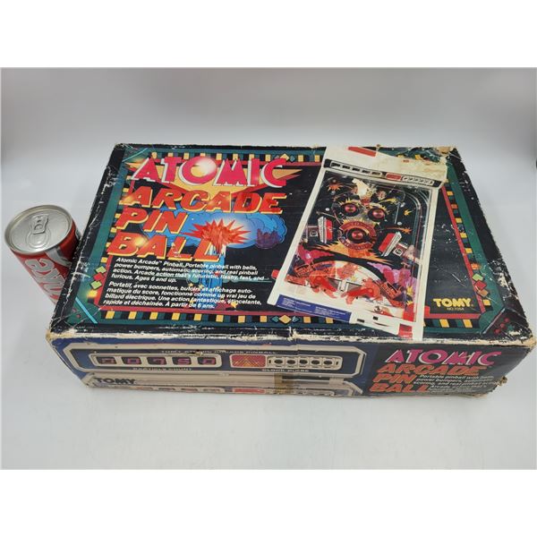 Vintage Tomy Atomic Arcade Pinball Machine