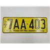Image 1 : Vintage License Plate