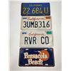 Image 1 : 4 Vintage California License Plates