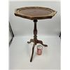 Image 1 : Vintage Side Table with Leather Top