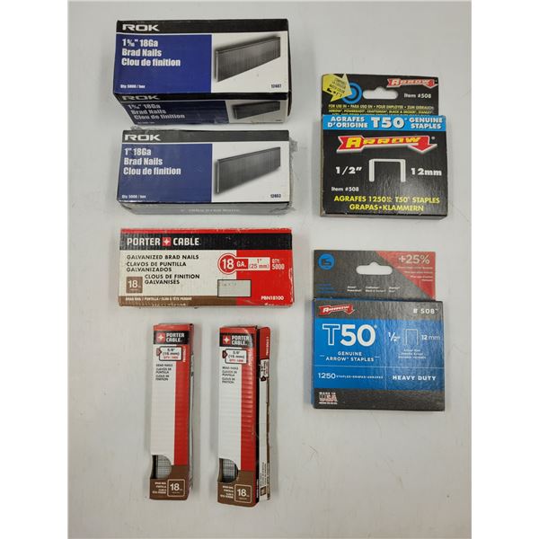 Nail and Staple Lot